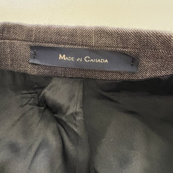 Ralph Ralph Lauren Men's 44 T Gray‎ Plaid 100% Wool 2 Button Suit Coat Jacket - Picture 4 of 6